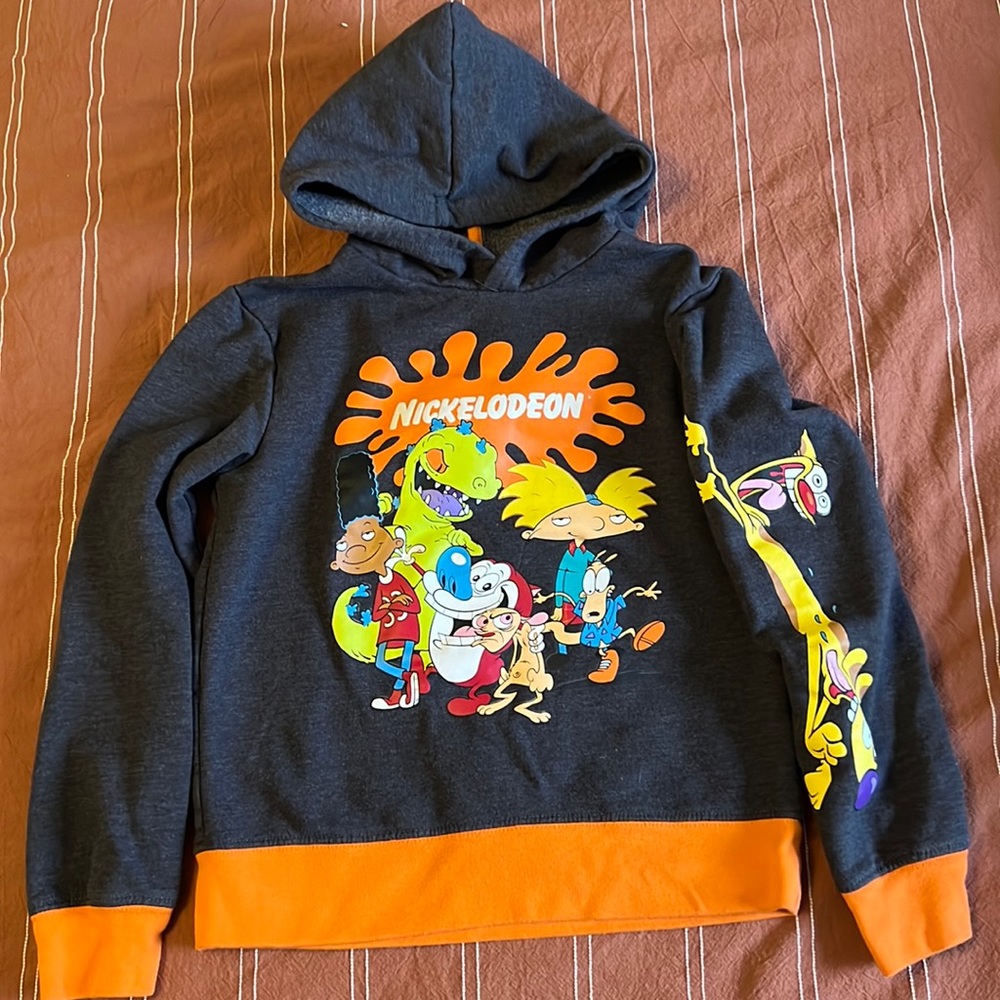 90s Nickelodeon matching sweatsuit and t shirt size 8